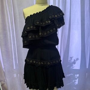 Misa Los Angeles Elegant Black Dress